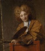 Jean-Baptiste Santerre Self portrait painting